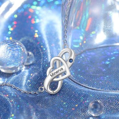 Personalized Infinity Necklace Accessories for Women - Personalized Jewel