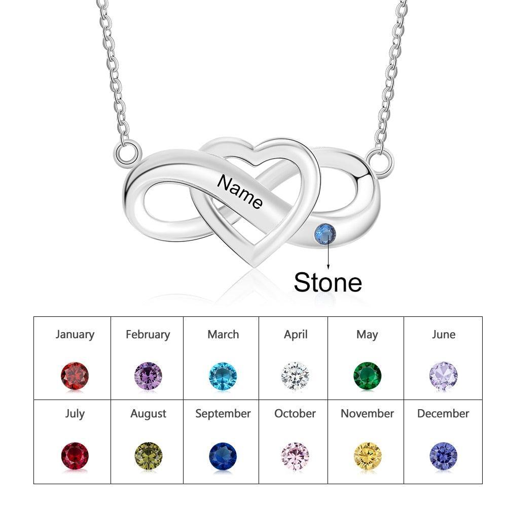 Personalized Infinity Necklace Accessories for Women-Personalized Jewels