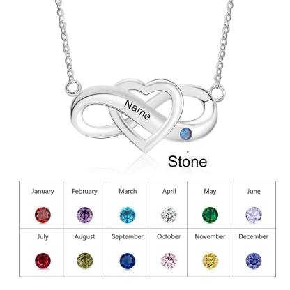 Personalized Infinity Necklace Accessories for Women - Personalized Jewel