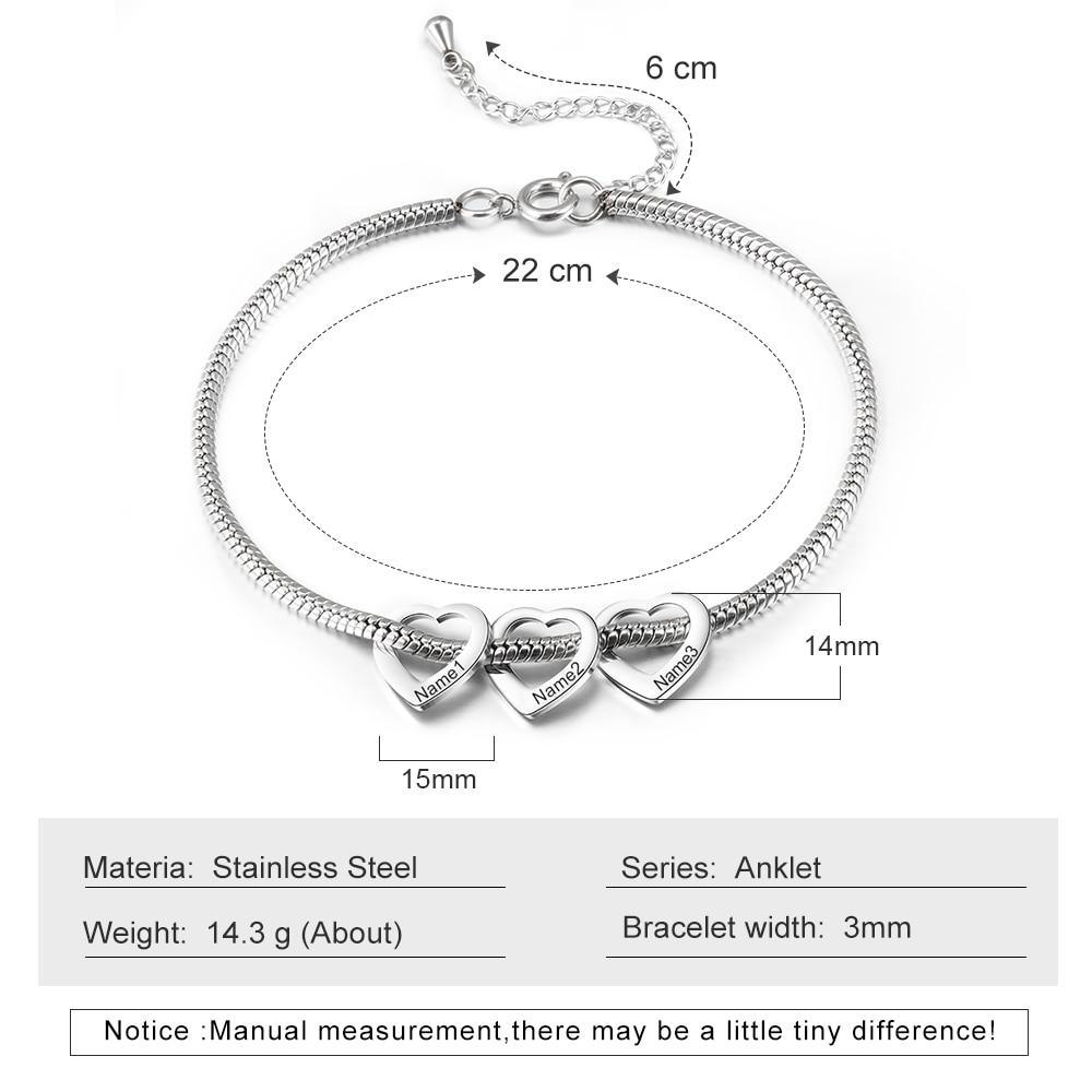 Personalized Jewellery for Ladies Modern Anklets for Women - Personalized Jewel