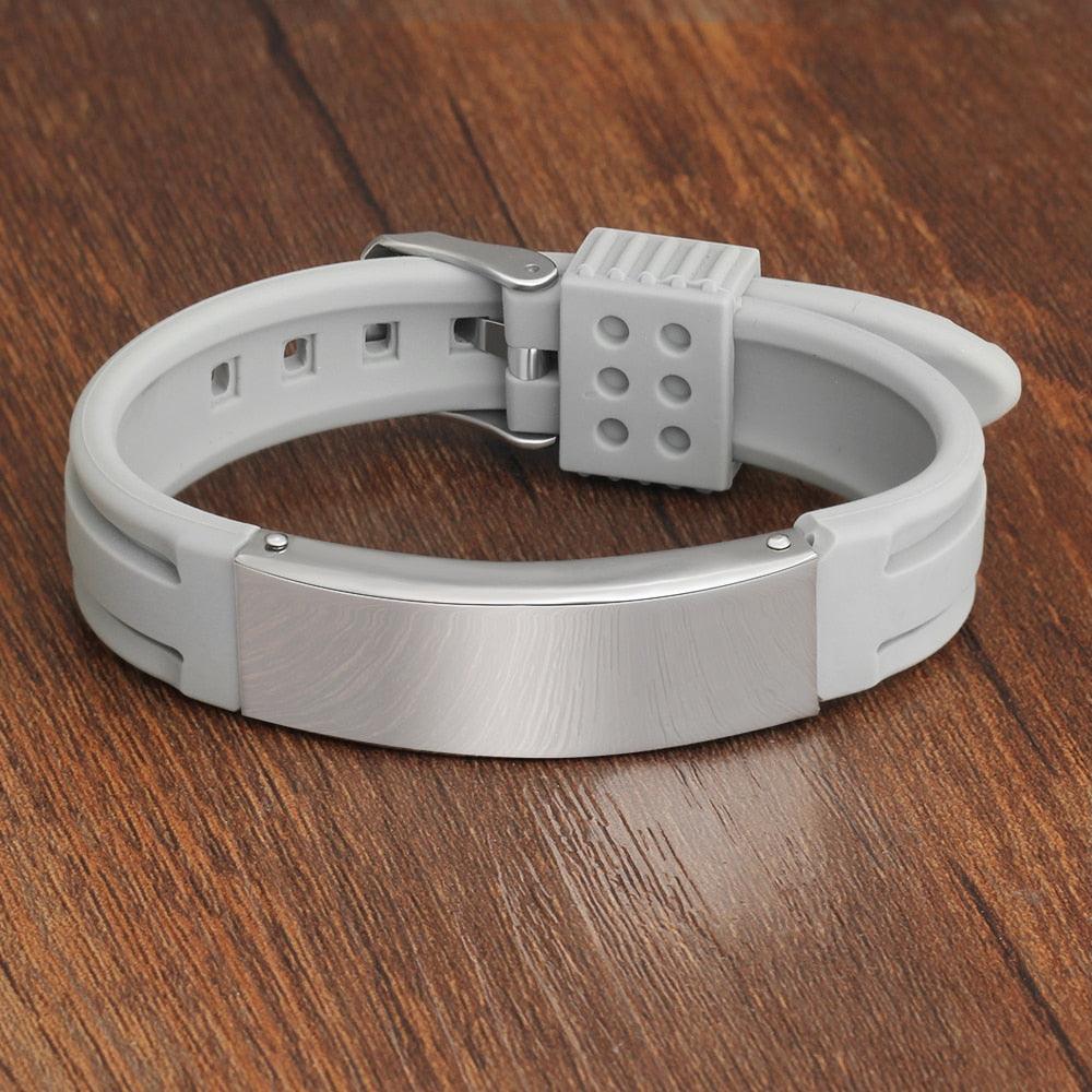 Personalized Jewelry for Men - Name Engraved Bracelet for Men - Stainless Steel Jewelry for Men - Personalized Jewel