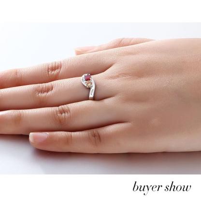 Personalized Love Promise Rings - Engraved Two Layer Names & Birthstone, Elegant Jewelry for Women - Classic On-Trend Jewelry Collection For Women Of All Ages - Personalized Jewel
