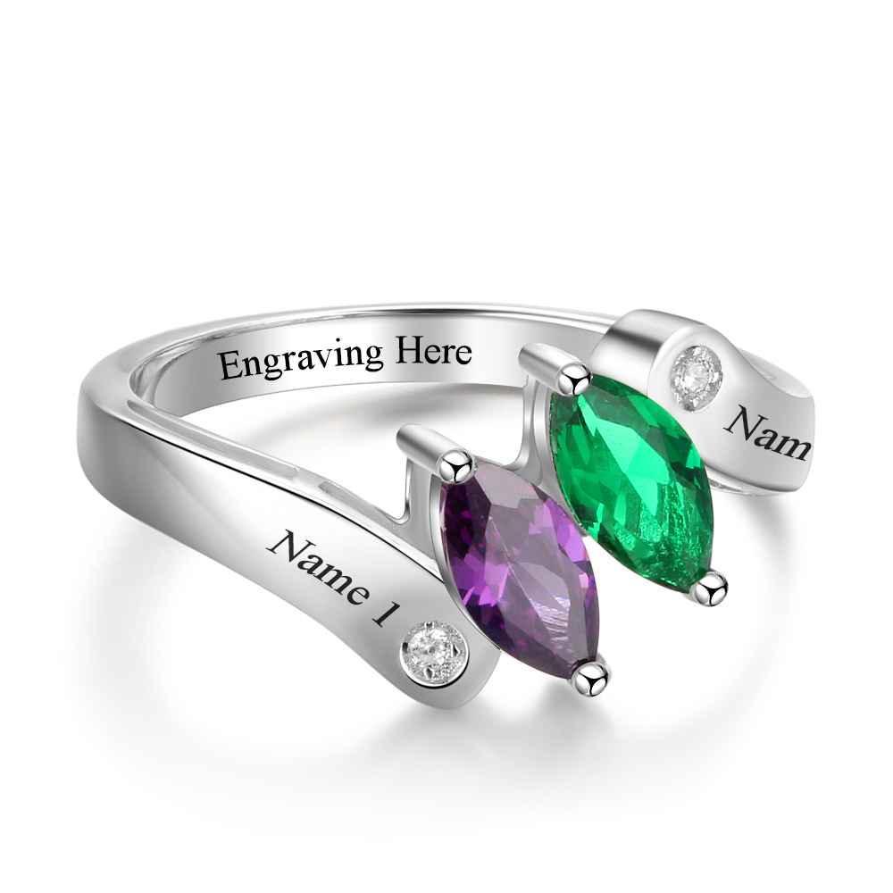 Personalized Love Promise Rings Trendy Ring Jewelry - Personalized Jewel