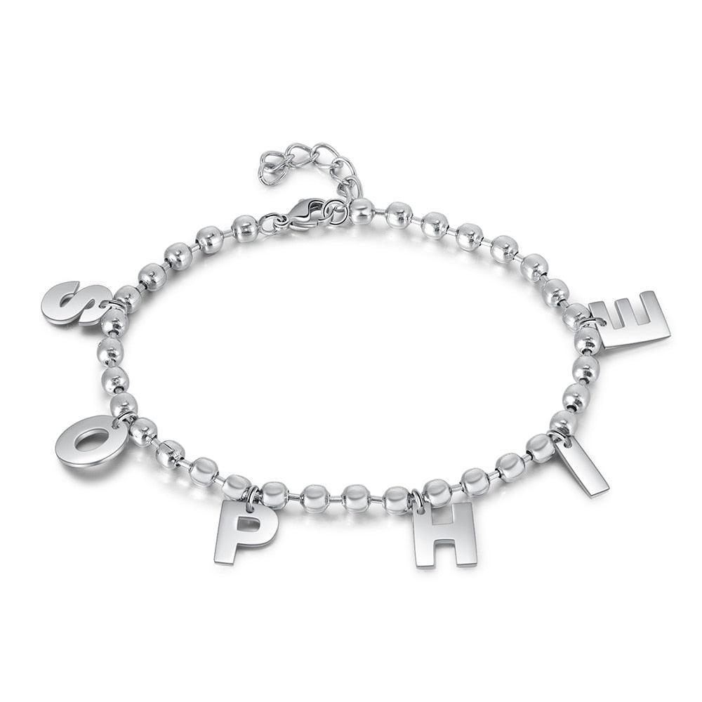 Personalized Name Chain Bracelet - Personalized Jewel