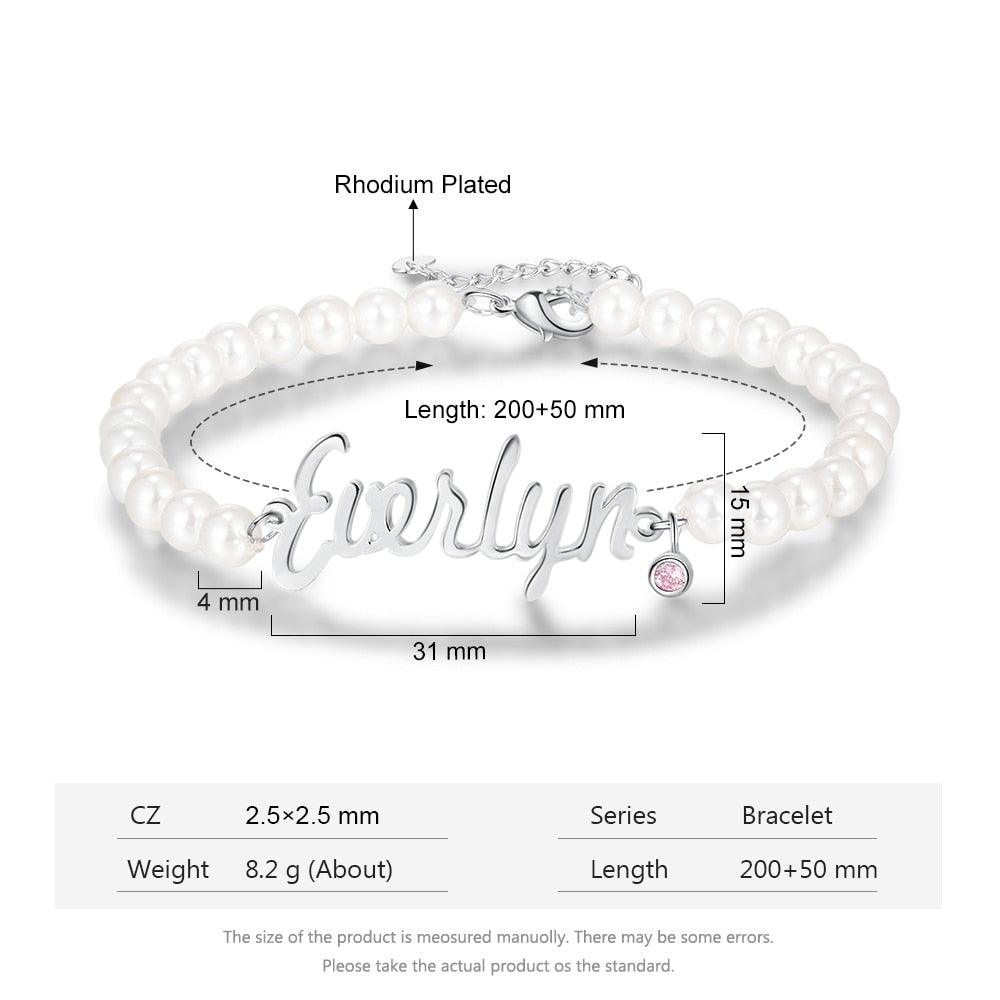 Personalized Nameplate Bracelet for Women Fashionable Accessory for Women - Personalized Jewel