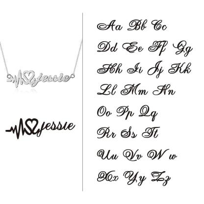Personalized Nameplate Pendant Necklace Customized Gift for Girl Friends. - Personalized Jewel