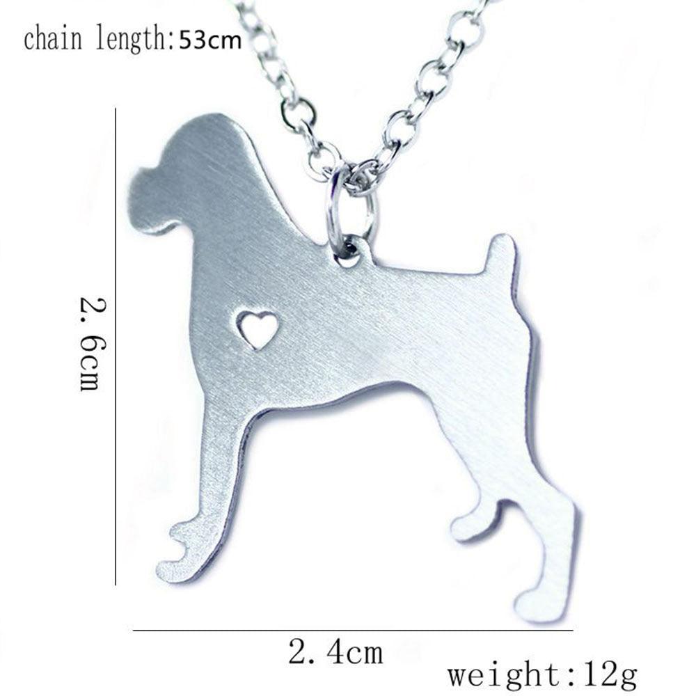 Personalized Puppy Stainless Steel Necklace Gift For Dog Lovers - Personalized Jewel