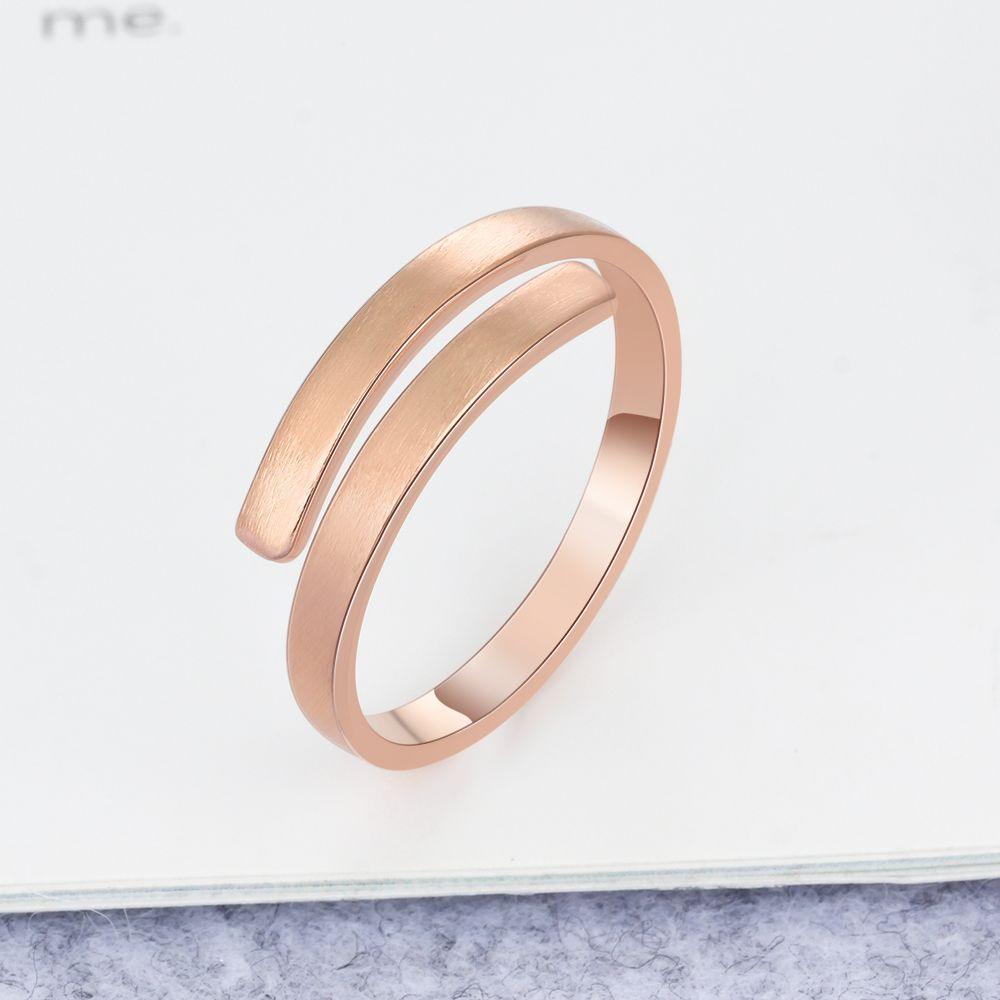 Personalized Stainless Steel Adjustable Rings for Women – 3 Colors Available – Custom Two Names – Trendy Anniversary Jewelry - Personalized Jewel