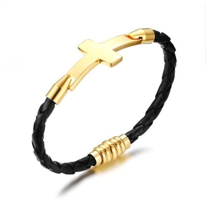 Personalized Stainless Steel Cross Bracelet for Women with Engraved Name, Gift Bracelet & Bangles for Love - Personalized Jewel