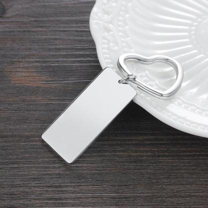 Personalized Stainless Steel Key Chains for Lovers with Custom Photo & Date – Best Fashion Anniversary Jewelry Gift  - Personalized Jewel