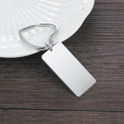 Personalized Stainless Steel Key Chains for Lovers with Custom Photo & Date – Best Fashion Anniversary Jewelry Gift  - Personalized Jewel