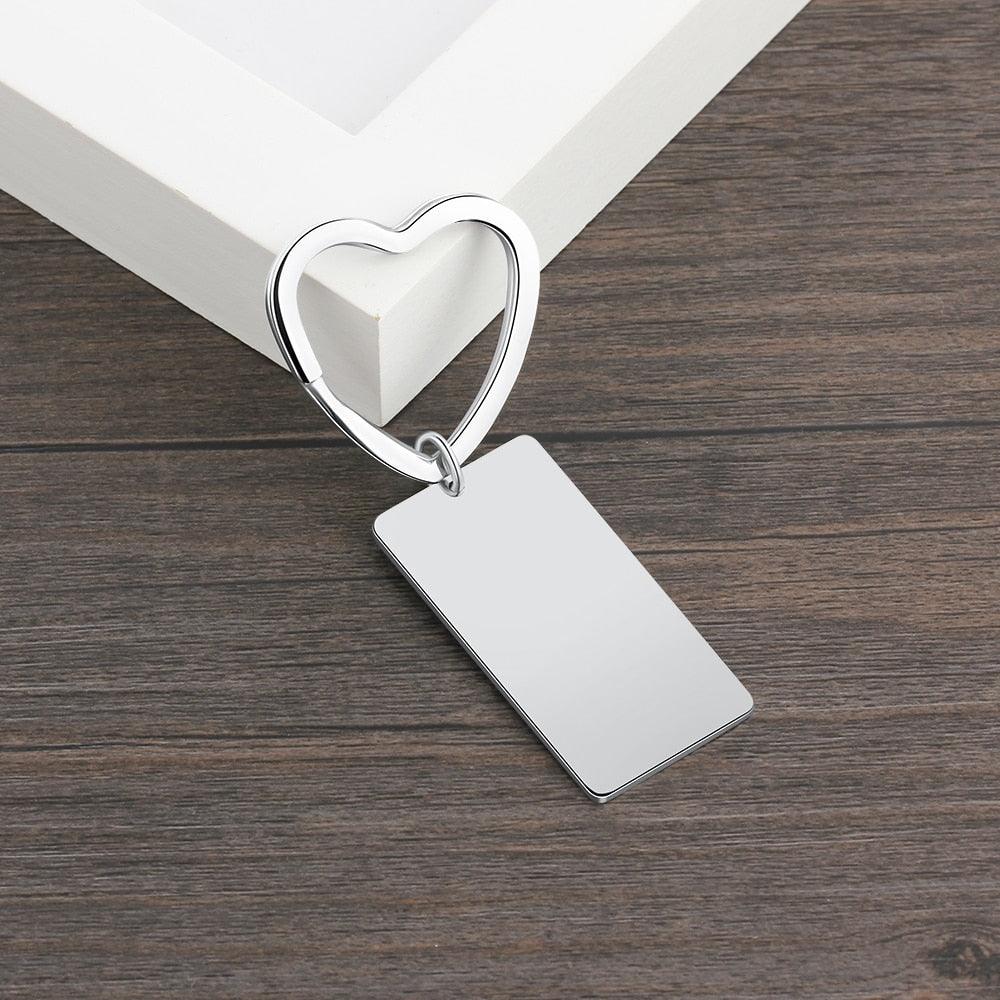 Personalized Stainless Steel Key Chains for Lovers with Custom Photo & Date – Best Fashion Anniversary Jewelry Gift  - Personalized Jewel