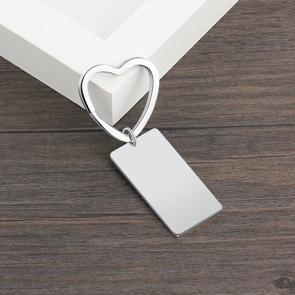Personalized Stainless Steel Key Chains for Lovers with Custom Photo & Date – Best Fashion Anniversary Jewelry Gift  - Personalized Jewel