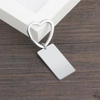 Personalized Stainless Steel Key Chains for Lovers with Custom Photo & Date – Best Fashion Anniversary Jewelry Gift  - Personalized Jewel