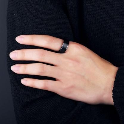 Personalized Stainless Steel Name Engraved Ring, Fashion Jewelry Gift for Men - Personalized Jewel