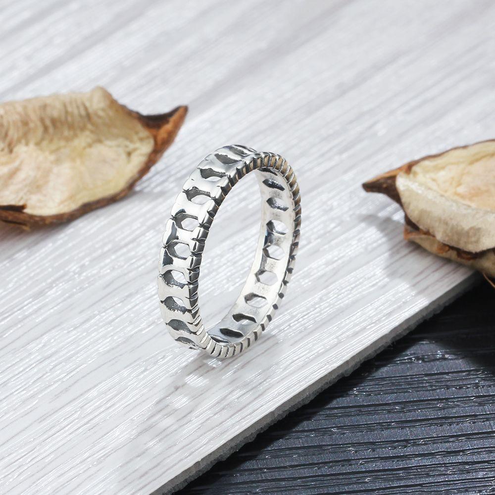 Personalized Sterling Silver Bone Ring, Gifts ,Vintage, Romantic For Women - Personalized Jewel