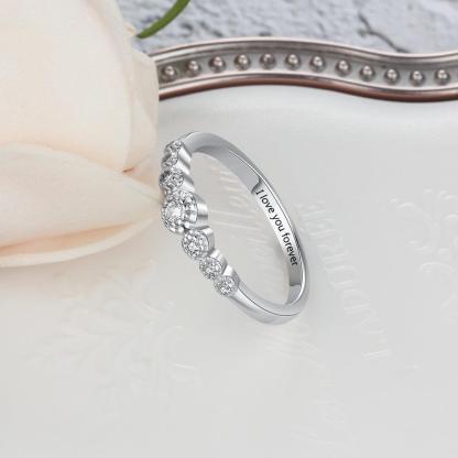 Personalized Sterling Silver Ring Bands - Engravable with Name or Phrase - Customized Gift for Special Occasion - Personalized Jewel