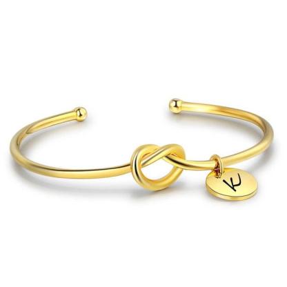Personalized Tie Design ID Bracelets with Engraved Name & 2 colors, Customize Fashion Bangles for Women - Personalized Jewel
