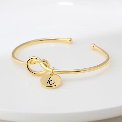Personalized Tie Design ID Bracelets with Engraved Name & 2 colors, Customize Fashion Bangles for Women - Personalized Jewel