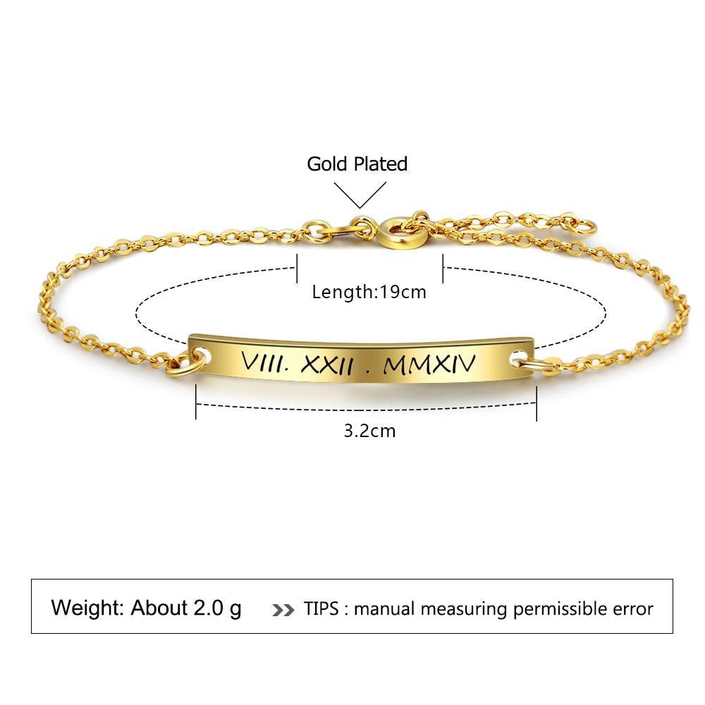 Personalized With Customized Name Engrave Bangles - Personalized Jewel