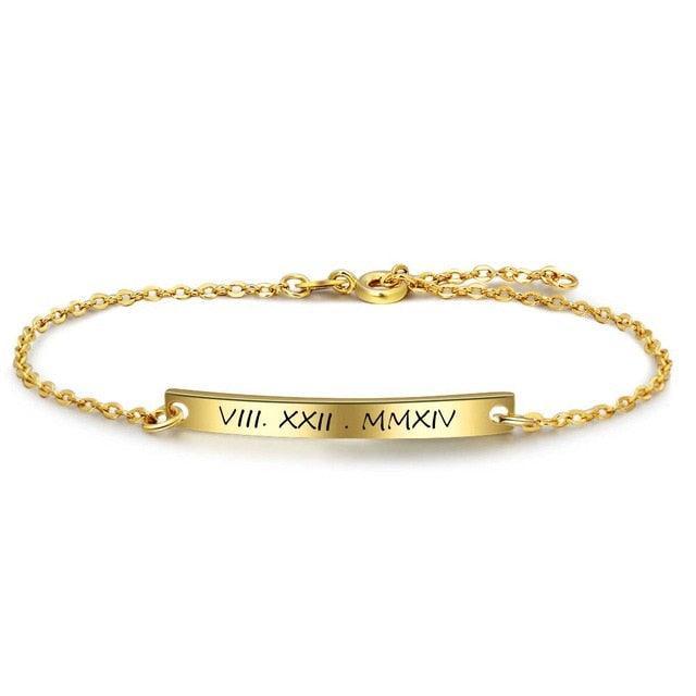Personalized With Customized Name Engrave Bangles - Personalized Jewel