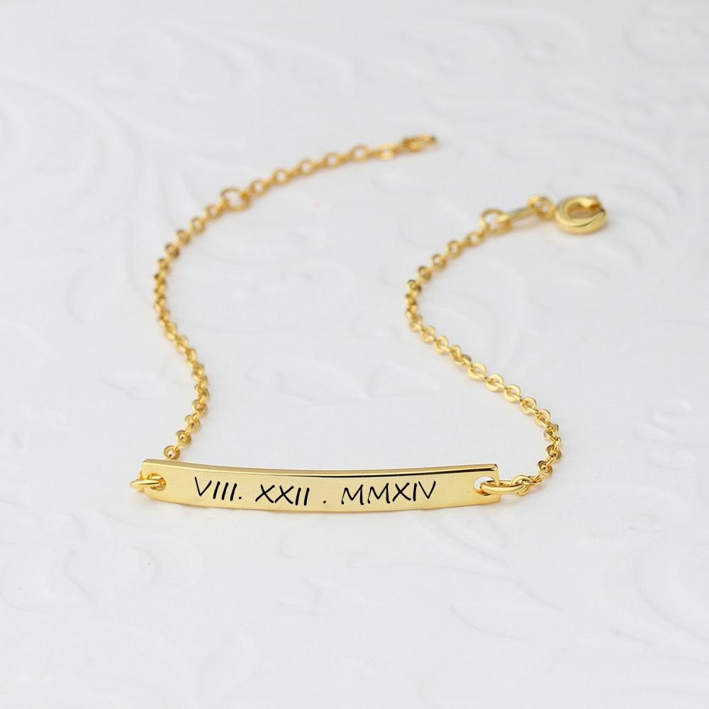 Personalized With Customized Name Engrave Bangles - Personalized Jewel