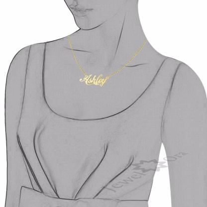 Personalized Women Necklace with Custom Nameplate Pendant Necklace, Jewelry Gift For Girls - Personalized Jewel