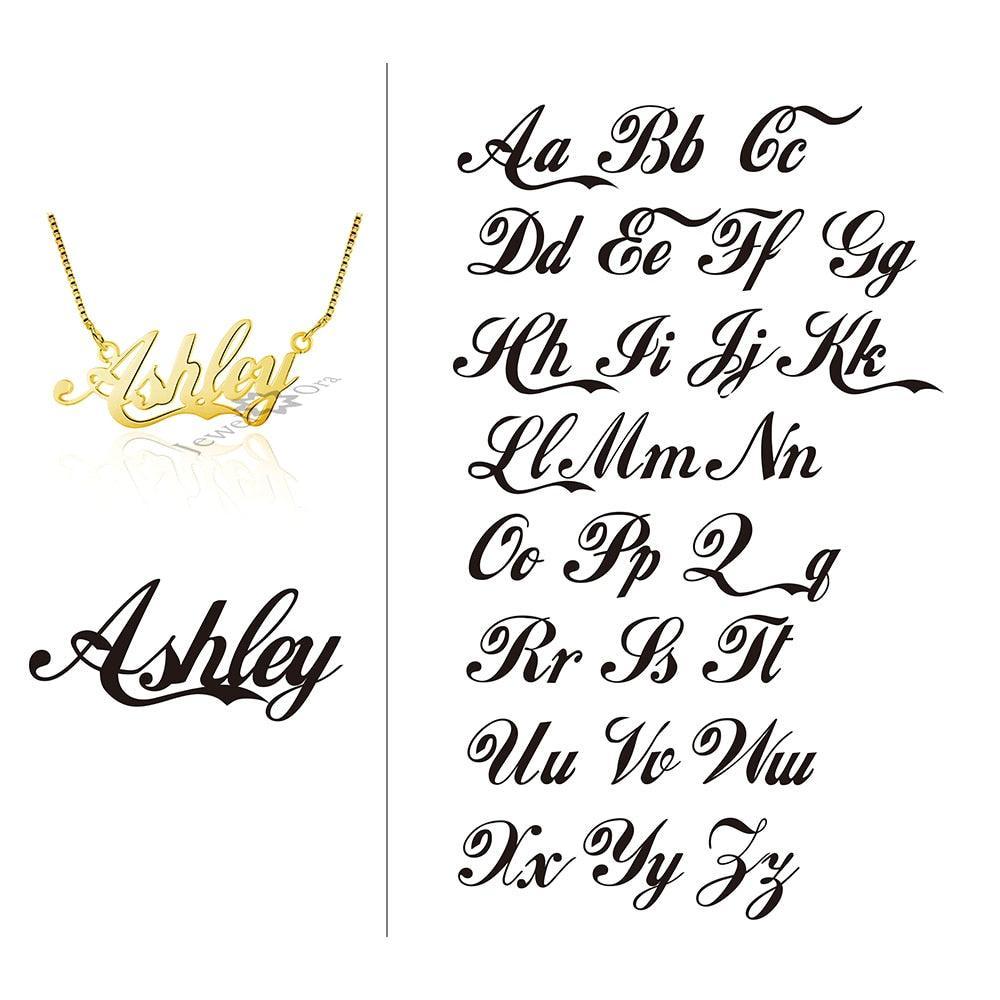Personalized Women Necklace with Custom Nameplate Pendant Necklace, Jewelry Gift For Girls - Personalized Jewel