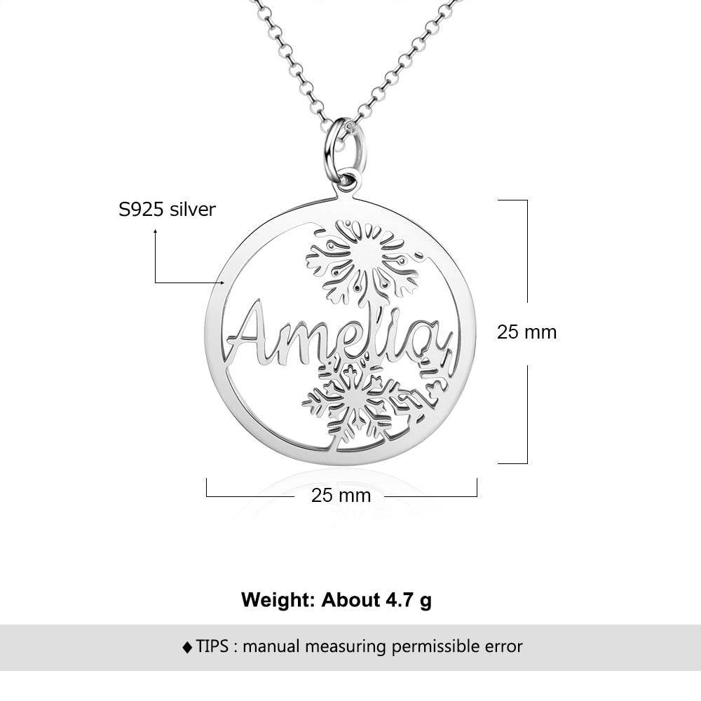 Personalized Women’s 925 Sterling Letter Jewelry Christmas Gift for Mom - Personalized Jewel