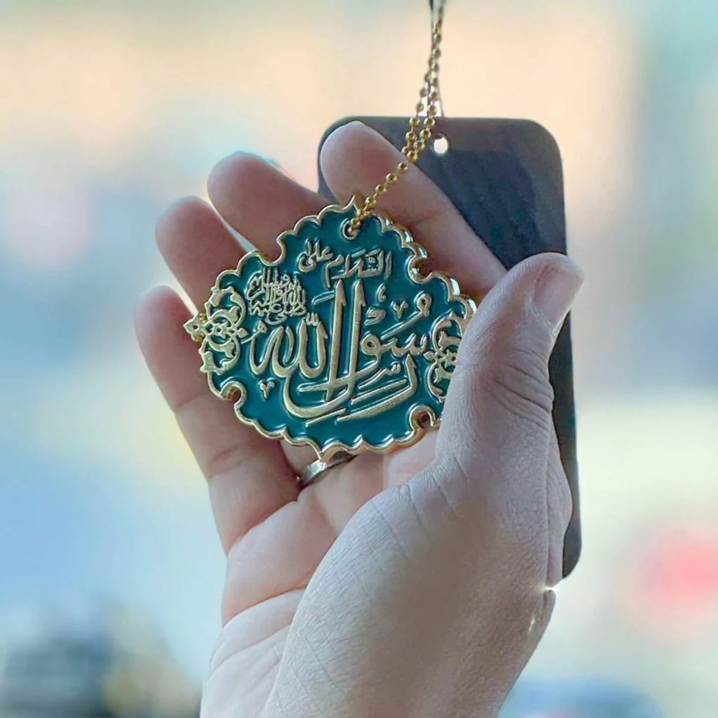 Two Sided Quote Printed Decorative Car Ornament