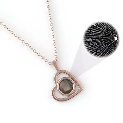 Projection Necklace With 100 Languages-Personalized Jewels