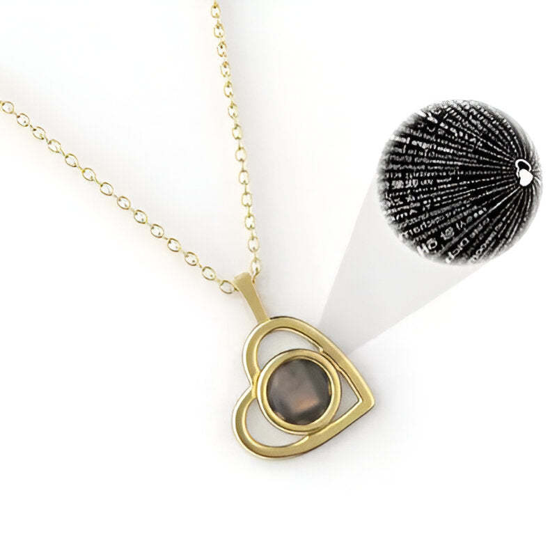 Projection Necklace With 100 Languages-Personalized Jewels