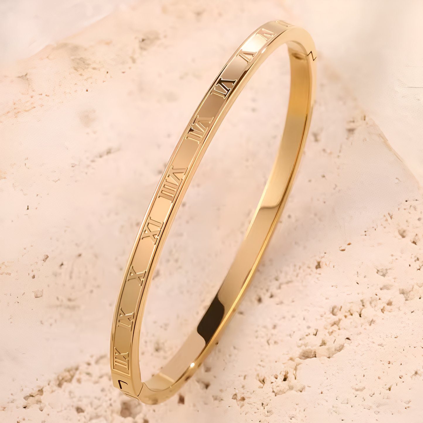 Sparkling Zirconia Stainless Steel Bracelet Set For Women Stackable Bangles