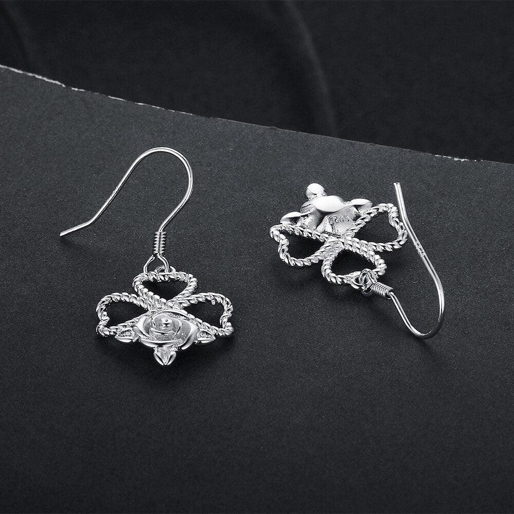 Rose Design Earrings for Women Accessories for Women - Personalized Jewel