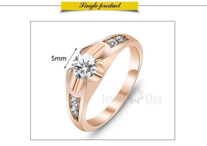 Rose Gold Color Copper Polish Rings for Women – Antique Fashion Accessories – Best Wedding Brand Jewelry - Personalized Jewel