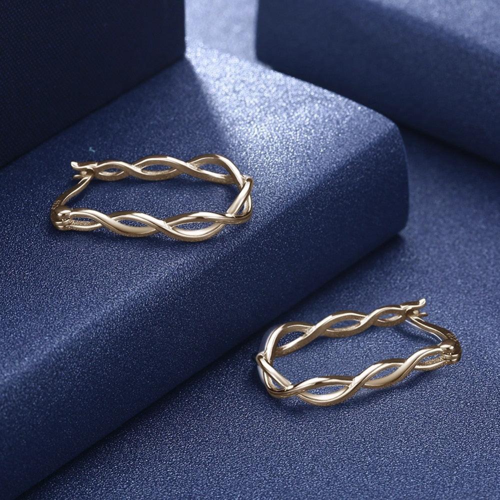 Silver Hoop Design Earrings For Women Jewelry For Women - Personalized Jewel
