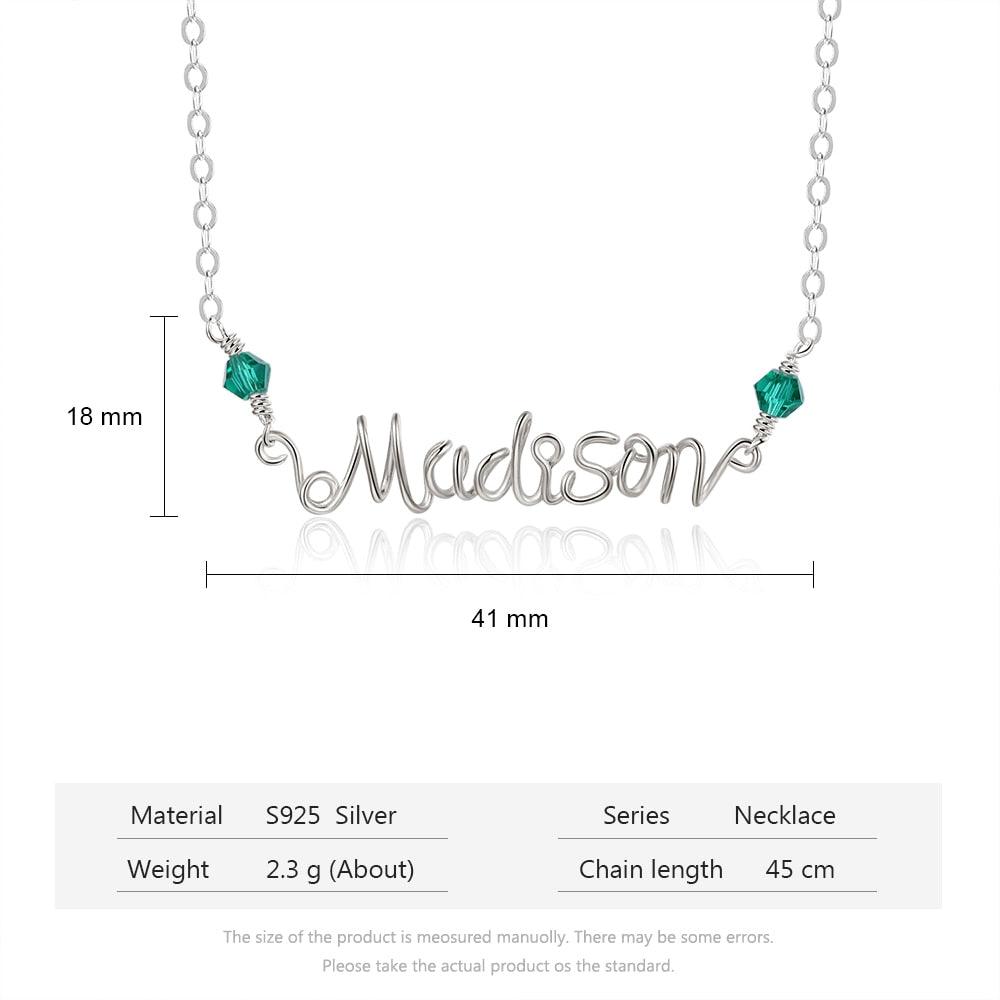 Silver Necklace for Women Trendy Fashion Jewellery for Women - Personalized Jewel