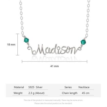 Silver Necklace for Women Trendy Fashion Jewellery for Women - Personalized Jewel