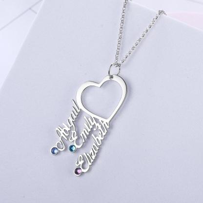Silver Pendant For Women, Name-plate Style Silver Jewellery For Women Name Engraved Necklace - Personalized Jewel