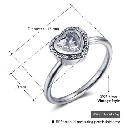 Silver Wedding Ring, White Stone Wedding Ring, Beautiful Silver Wedding Ring For Women - Personalized Jewel