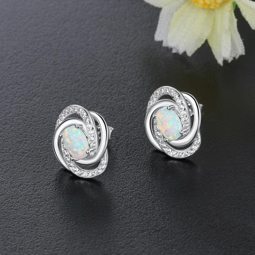 Spiral Pattern Ear Stud Women Ear Jewelry-Personalized Jewels