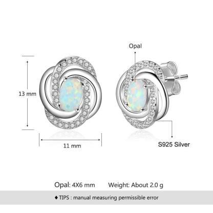 Spiral Pattern Ear Stud Women Ear Jewelry - Personalized Jewel