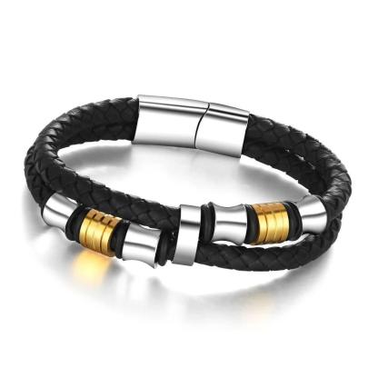Stainless Steel Bracelet For Men - Wrap Wristband Bracelet For Men - Classic Bracelet Wrap For Men - Accessories For Men - Best Jewelry Gift For Men - Personalized Jewel