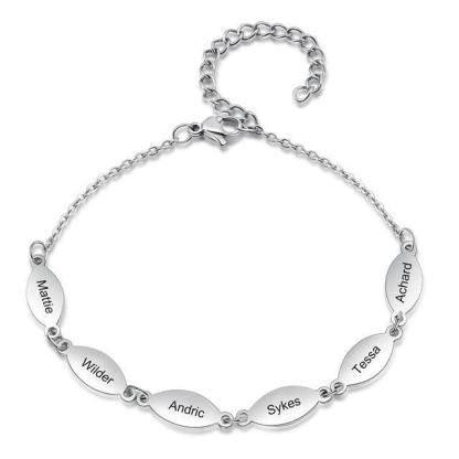 Stainless Steel Bracelet Personalized Bracelet for Women - Personalized Jewel