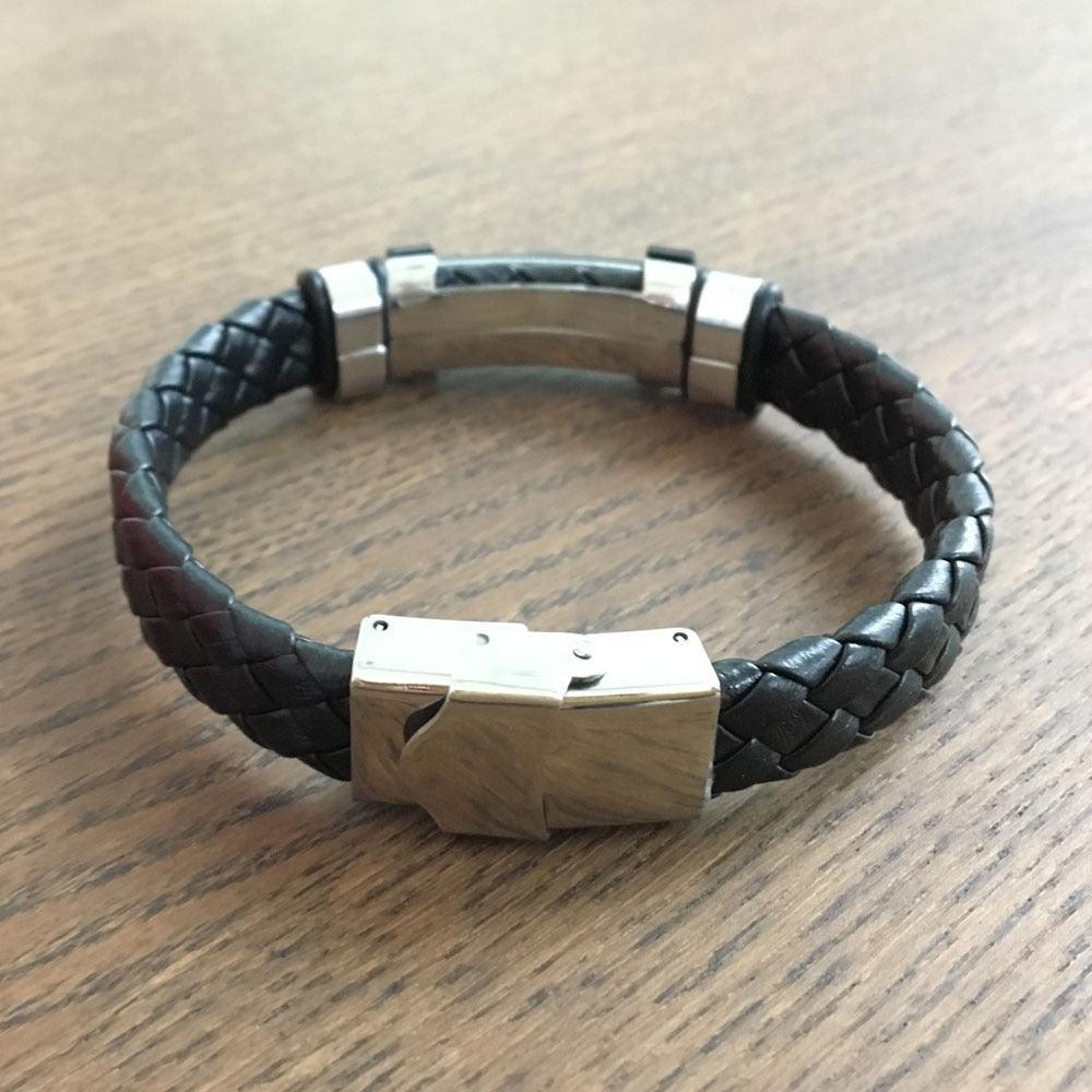 Stainless Steel Bracelets for Men, Scorpio Design Plate Wristband - Personalized Jewel
