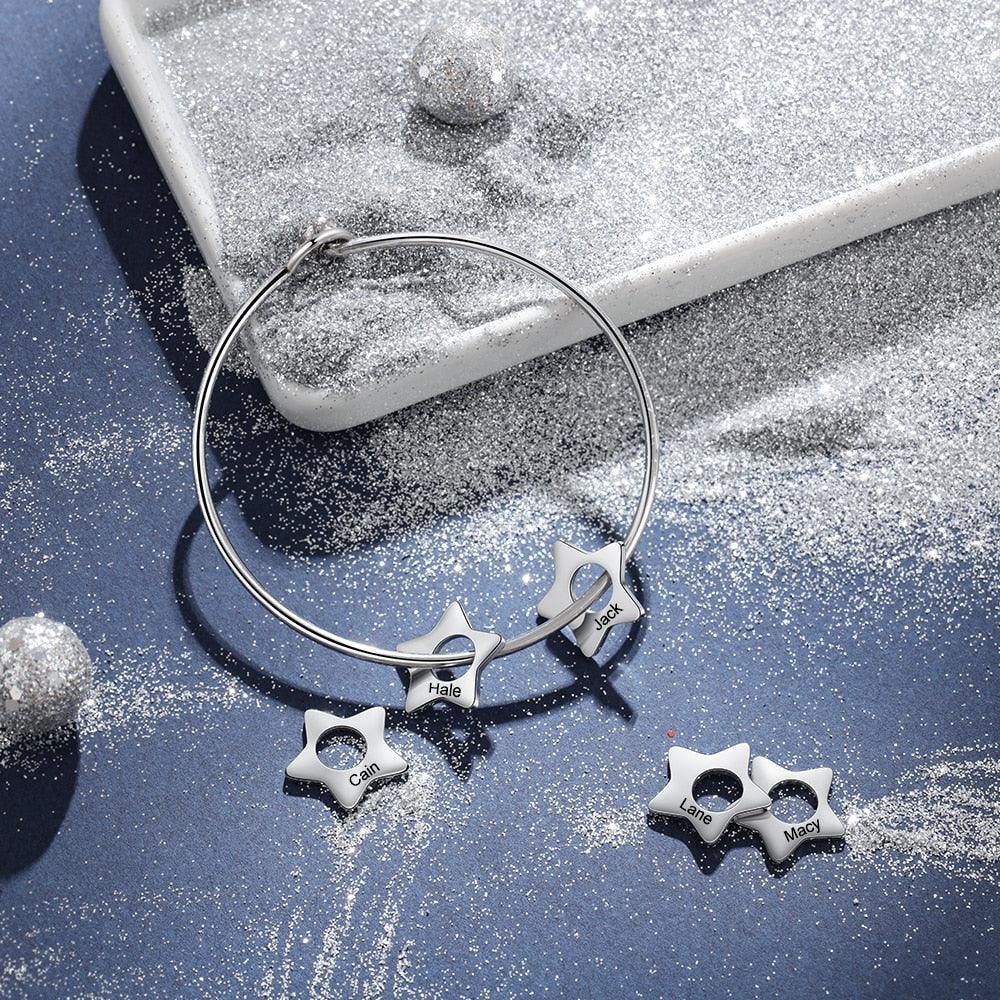 Stainless Steel Personalized Bracelet Personalized Stainless Steel Ladies Bracelet - Personalized Jewel