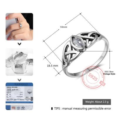 Sterling Silver Flowers Pattern Ring - Personalized Jewel