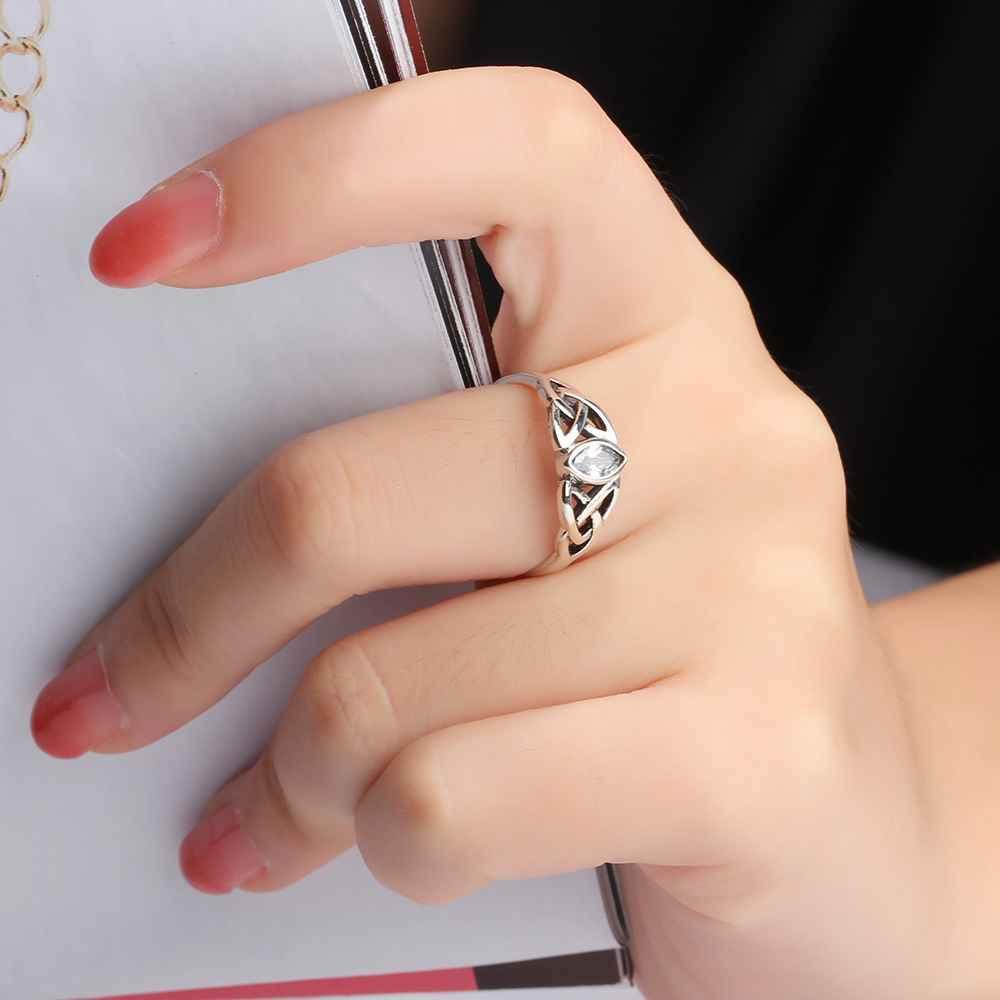 Sterling Silver Flowers Pattern Ring - Personalized Jewel
