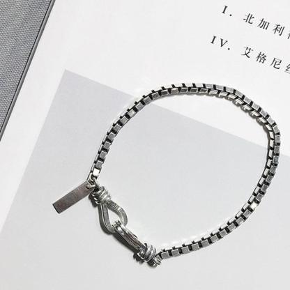 Sterling Silver Jewelry Bracelets For Fashionable Women 18.5cm Classic Elegant Bracelets & Bangles - Personalized Jewel