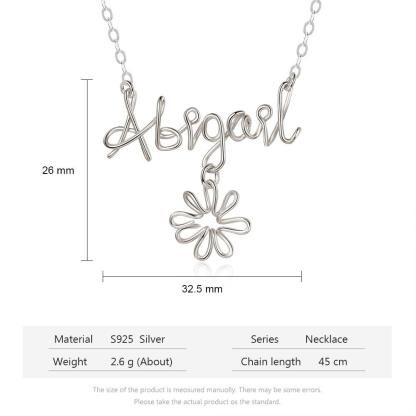 Sterling Silver Necklace for Women Accessories for Women - Personalized Jewel